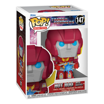 FUNKO POP RETRO TOYS TRANSFORMERS S4 - HOT ROD WITH MATRIX 147