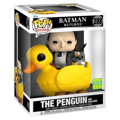 FUNKO POP RIDES BATMAN RETURNS - THE PENGUIN AND DUCK RIDE 288 (SDCC 2022)