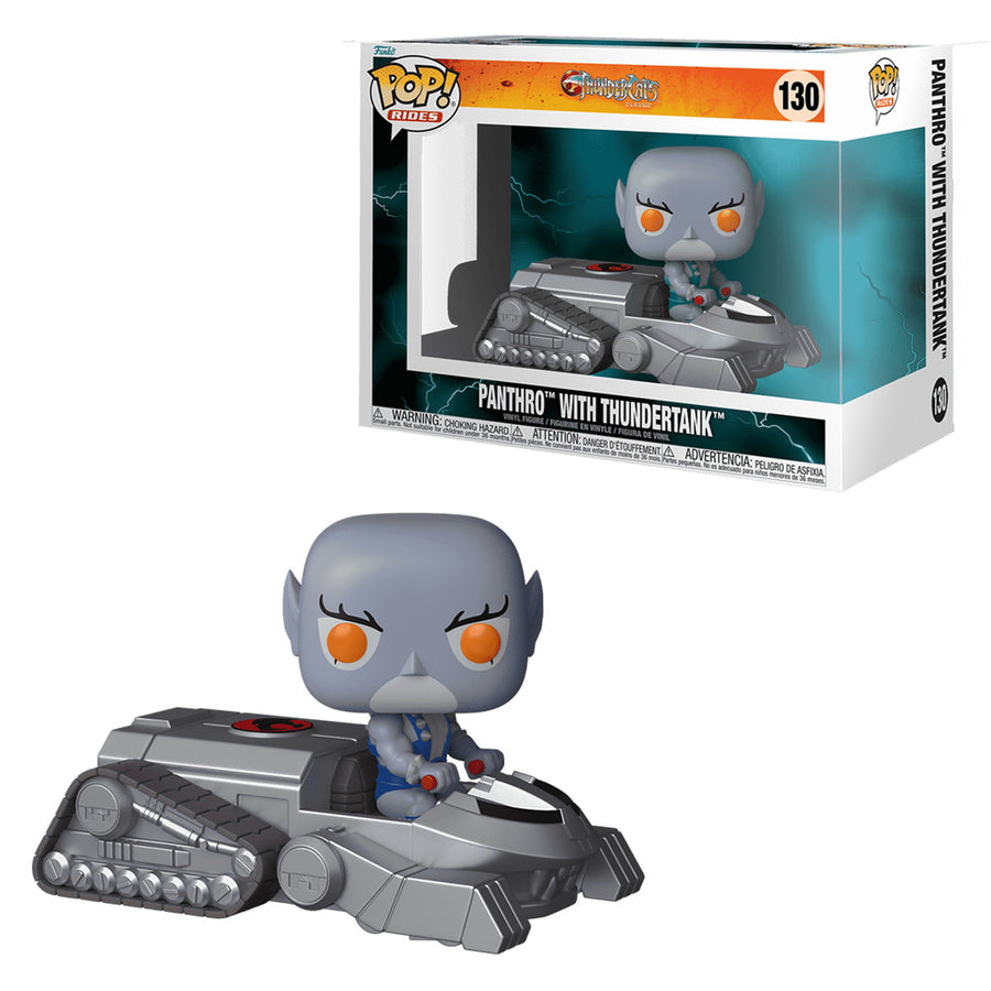 FUNKO POP RIDES THUNDERCATS CLASSIC - PANTHRO WITH THUNDERTANK 130 BRINDE
