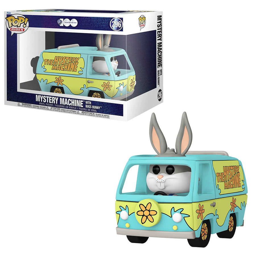 FUNKO POP RIDES WARNER BROSS 100TH ANNIVERSARY - MYSTERY MACHINE 296 BRINDE