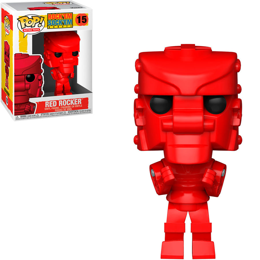 FUNKO POP ROCK'EM SOCK'EM ROBOTS - RED ROCKER 15