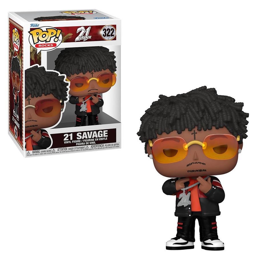 FUNKO POP ROCKS 21 SAVAGE 322 BRINDE