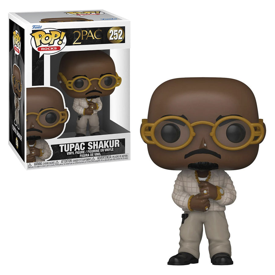 FUNKO POP ROCKS 2PAC - TUPAC SHAKUR 252 BRINDE