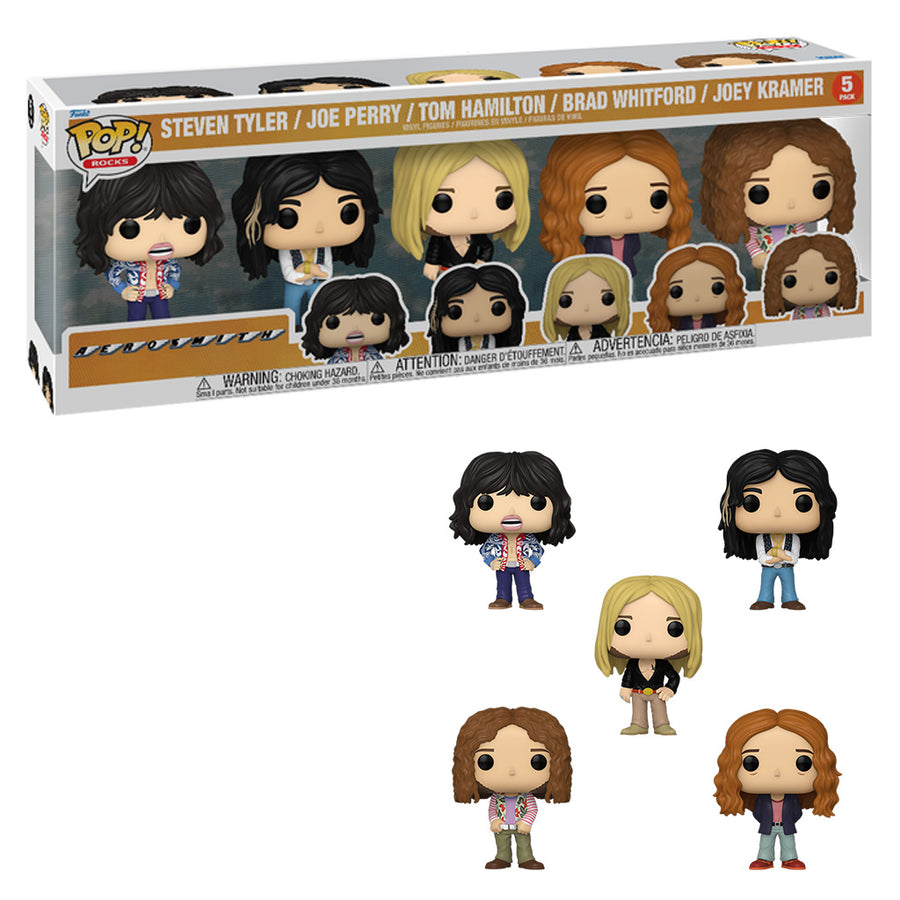 FUNKO POP ROCKS AEROSMITH 5-PACK (77189)