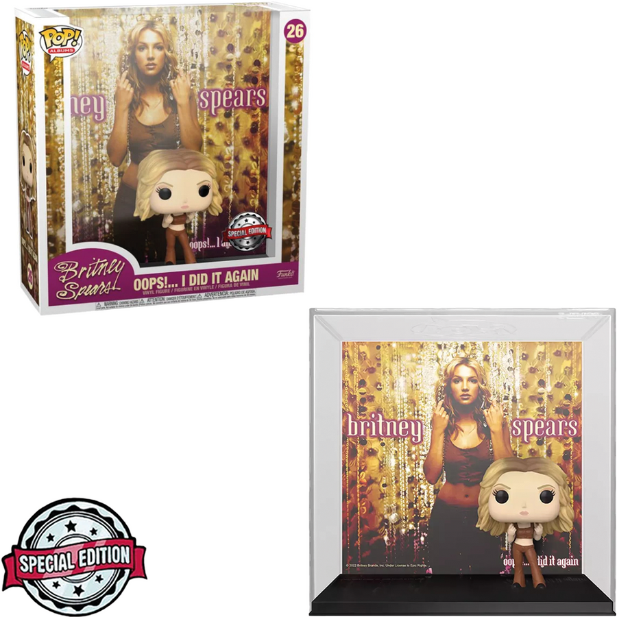 FUNKO POP ROCKS ALBUMS BRITNEY SPEARS EXCLUSIVE - OOPS… I DID IT AGAIN 26 BRINDE
