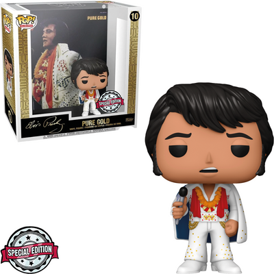 FUNKO POP ROCKS ALBUMS ELVIS PRESLEY EXCLUSIVE - PURE GOLD