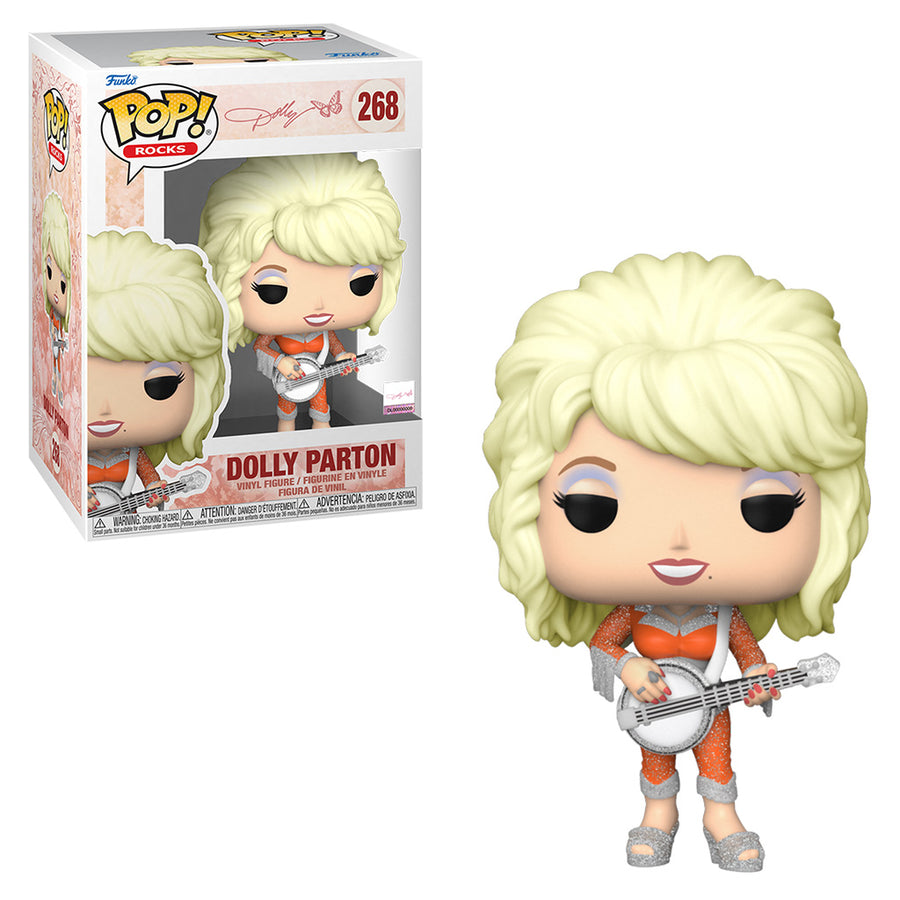 FUNKO POP ROCKS DOLLY - DOLLY PARTON 268 BRINDE