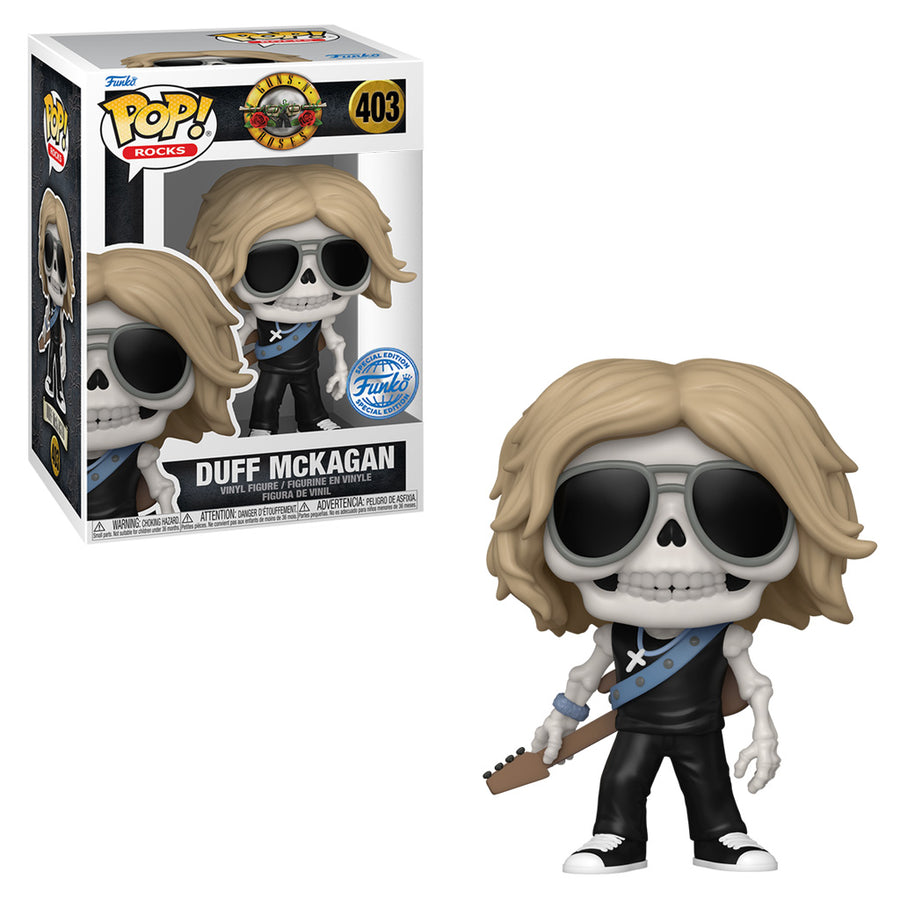 FUNKO POP ROCKS GUNS N' ROSES EXCLUSIVE - DUFF MCKAGAN (SKELETON) 403