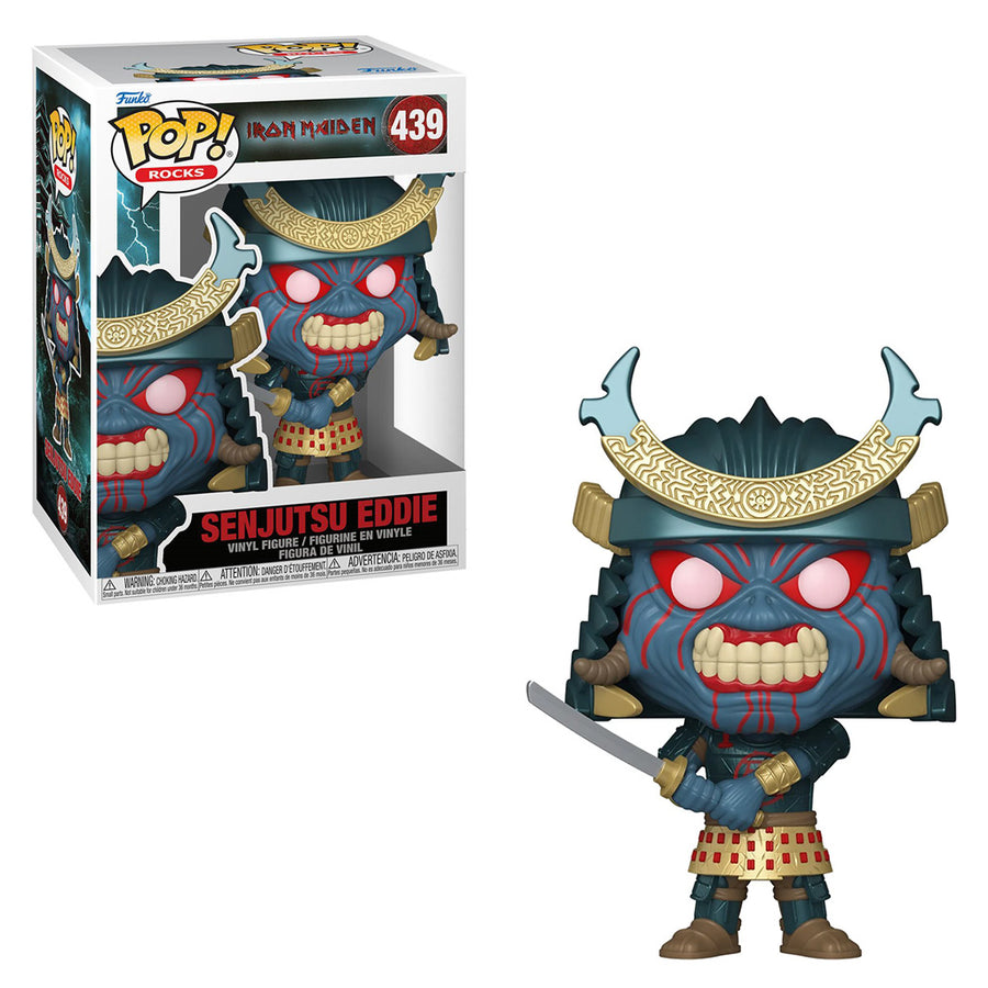 FUNKO POP ROCKS IRON MAIDEN - SENJUTSU EDDIE 439 BRINDE