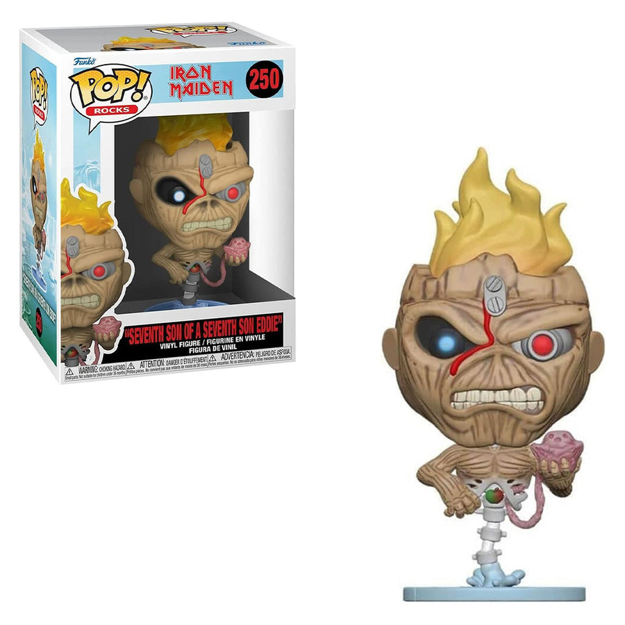 FUNKO POP ROCKS IRON MAIDEN - SEVENTH SON OF A SEVENTH SON EDDIE 250 BRINDE