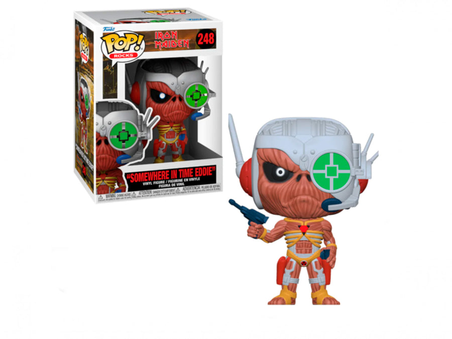 FUNKO POP ROCKS IRON MAIDEN - SOMEWHERE IN TIME EDDIE 248 BRINDE