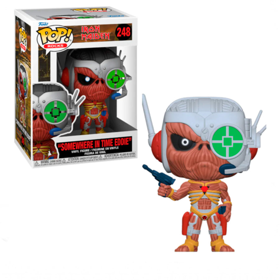 FUNKO POP ROCKS IRON MAIDEN - SOMEWHERE IN TIME EDDIE 248 BRINDE