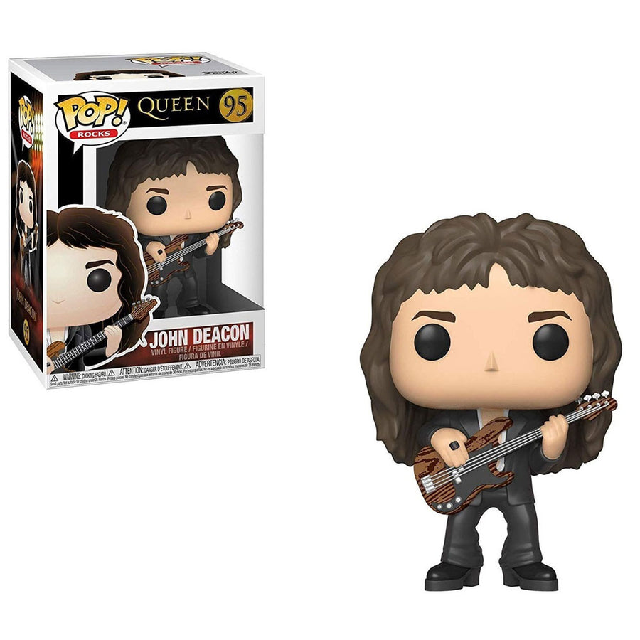 FUNKO POP ROCKS QUEEN - JOHN DEACON 95 BRINDE