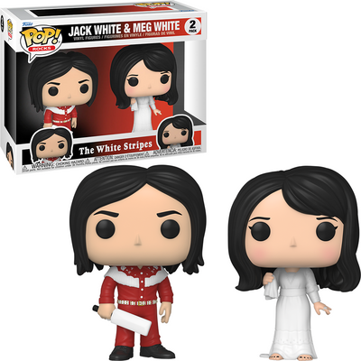 FUNKO POP ROCKS THE WHITE STRIPES - JACK WHITE & MEG WHITE (2 PACK)