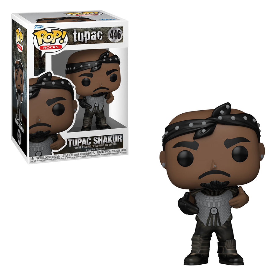 FUNKO POP ROCKS TUPAC - TUPAC SHAKUR (CALIFORNIA LOVE) 446 BRINDE