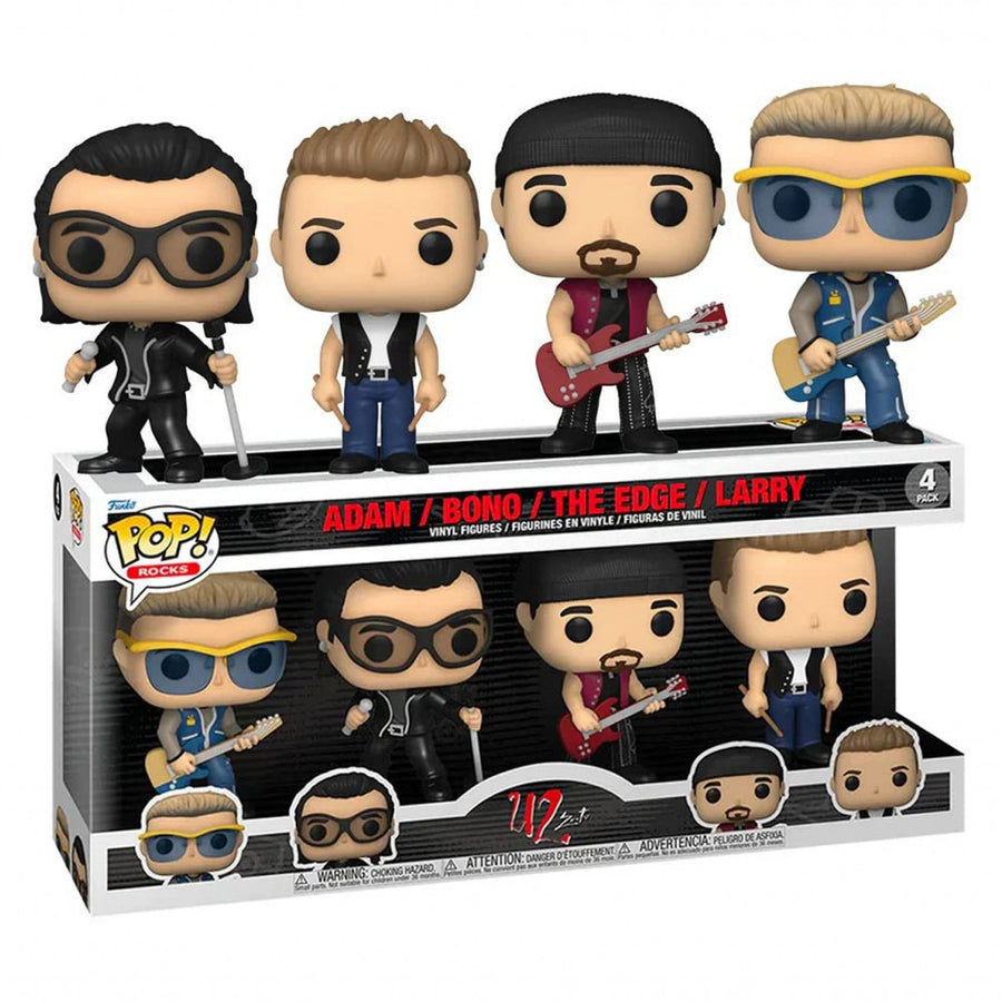 FUNKO POP ROCKS - U2 ZOO TV 4PACK 64688 BRINDE
