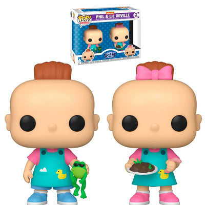 FUNKO POP RUGRATS - PHIL AND LIL DEVILLE (2 PACK) BRINDE