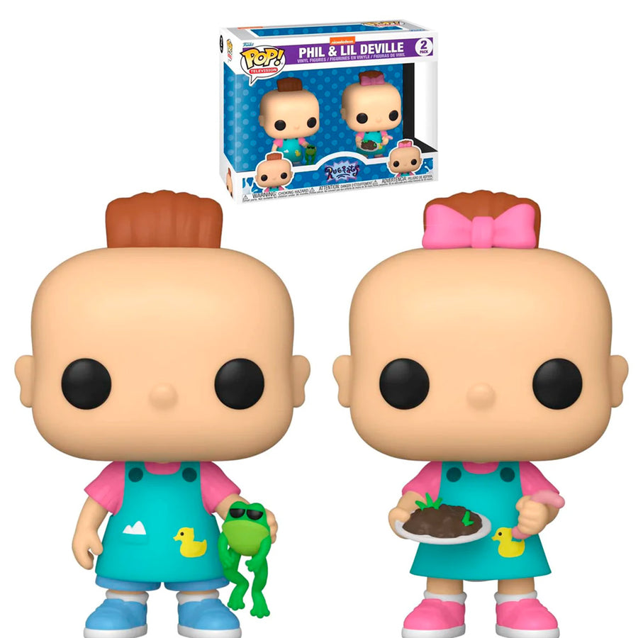 FUNKO POP RUGRATS - PHIL AND LIL DEVILLE (2 PACK) BRINDE