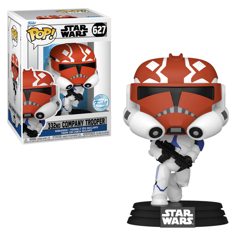 FUNKO POP STAR WARS:AHSOKA EXCLUSIVE - 332ND COMPANY TROOPER 627 BRINDE