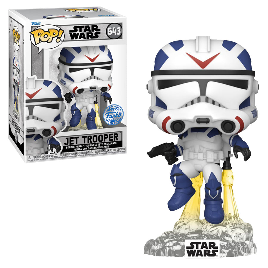 FUNKO POP STAR WARS: BATTLEFRONT II EXCLUSIVE - JET TROOPER 643 BRINDE