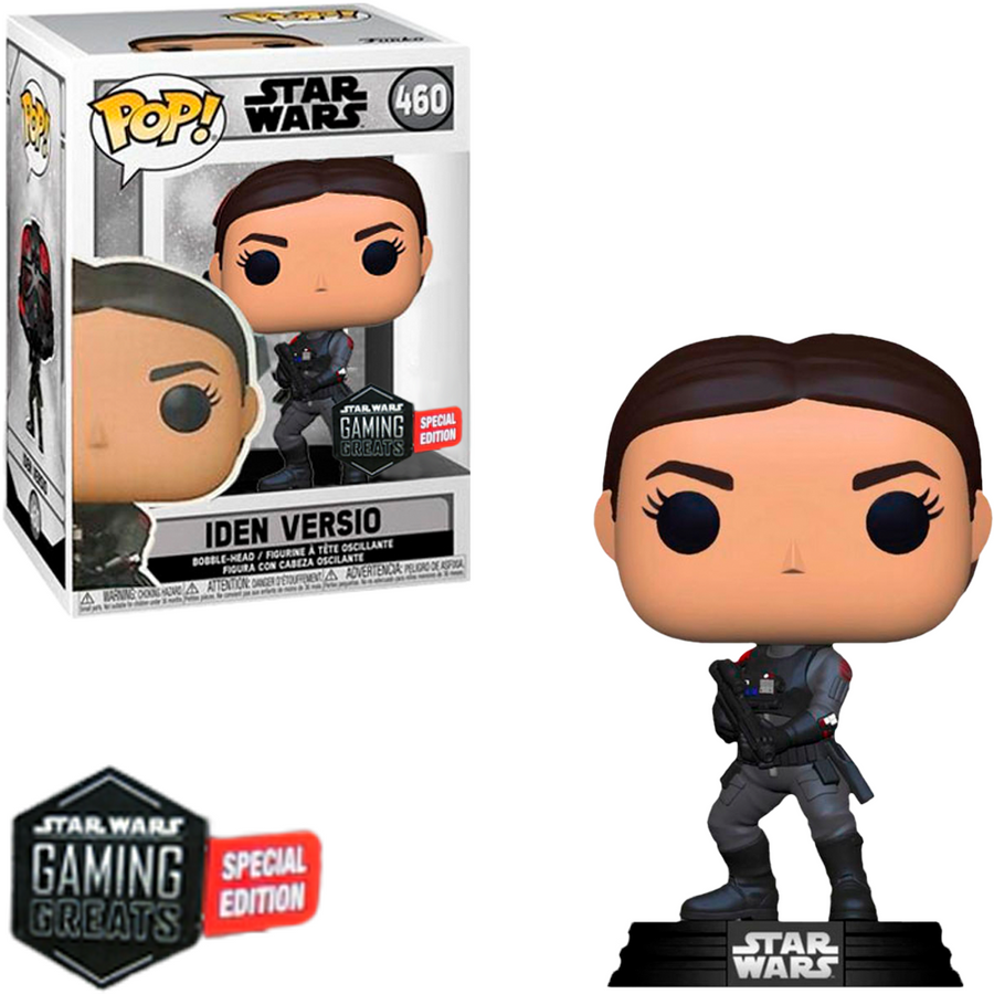FUNKO POP STAR WARS BATTLEFRONT II INFERNO SQUAD EXCLUSIVE - IDEN VERSIO 460 BRINDE