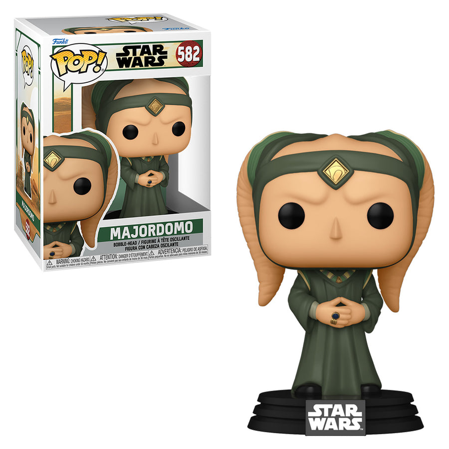FUNKO POP STAR WARS BOOK OF BOBA FETT - MAJORDOMO 582 BRINDE