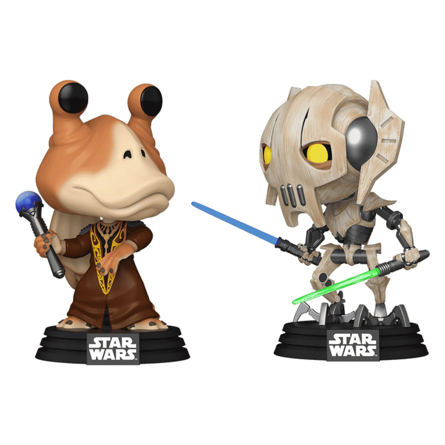 FUNKO POP STAR WARS: CLONE WARS EXCLUSIVE - JAR JAR BINKS. GENERAL GRIEVOUS 2-PACK (76862)