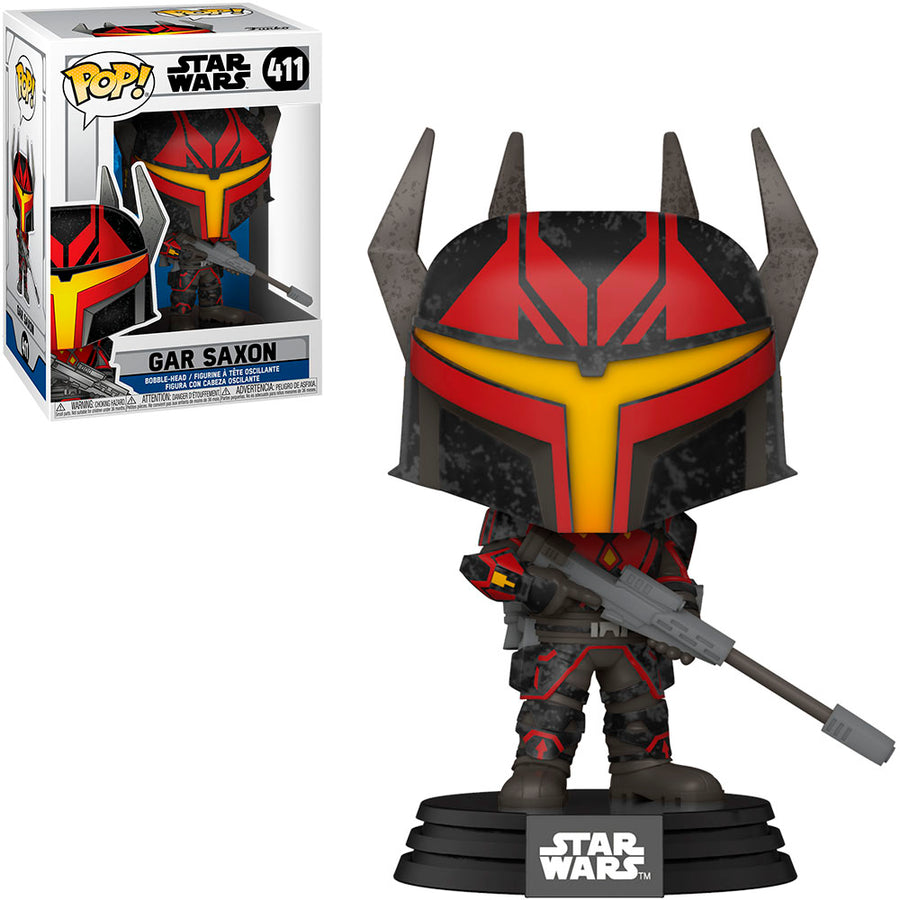 FUNKO POP STAR WARS: CLONE WARS - GAR SAXON 411 BRINDE