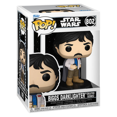FUNKO POP STAR WARS - DELETED SCENES - BIGGS DARKLIGHTER 802