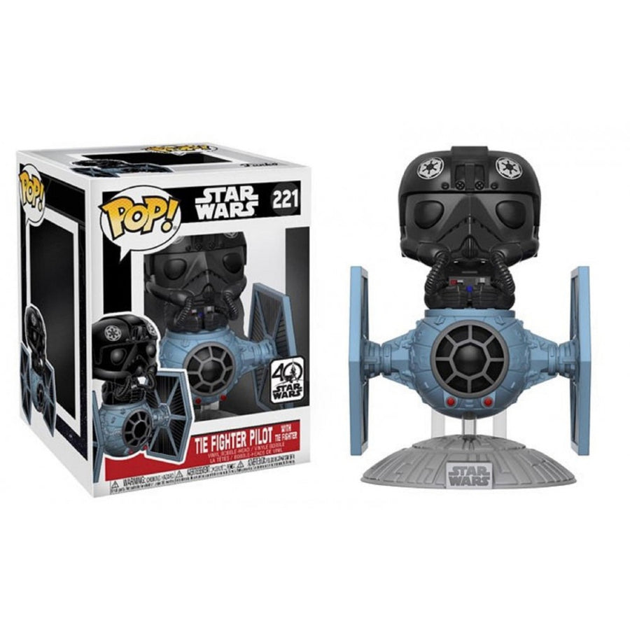 FUNKO POP STAR WARS DELUXE TIE FIGHTER PILOT 221 BRINDE