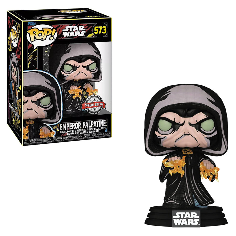 FUNKO POP STAR WARS EXCLUSIVE - EMPEROR PALPATINE 573 BRINDE