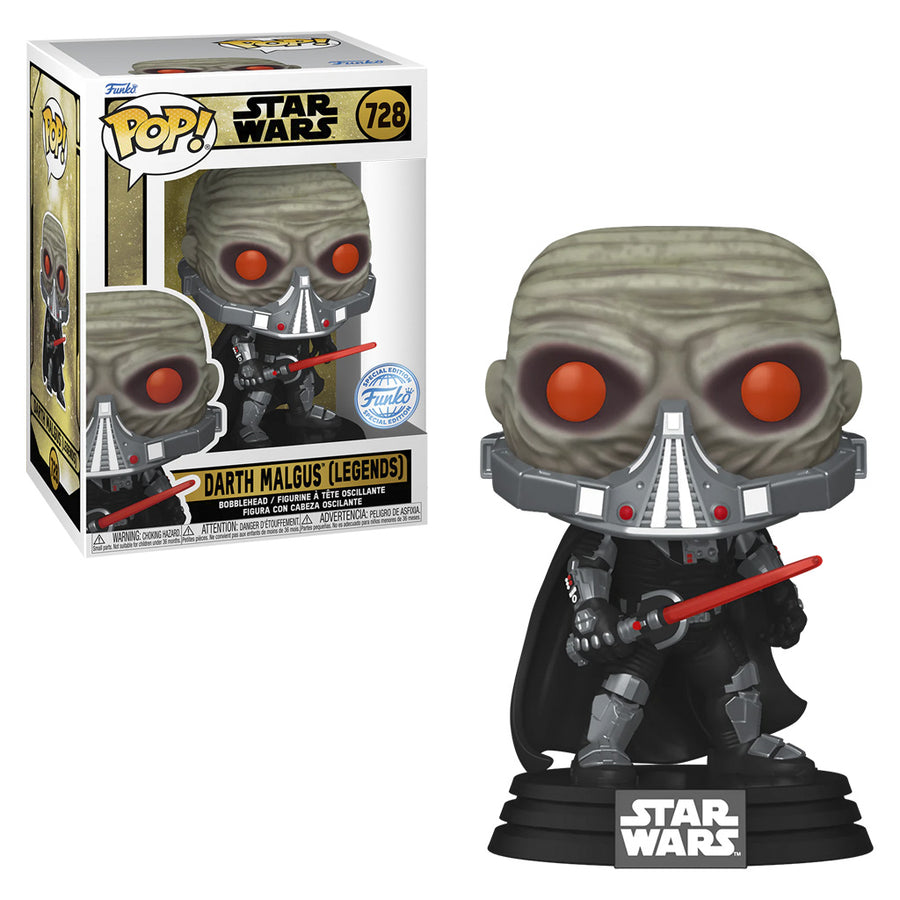 FUNKO POP STAR WARS GAMING GREATS EXCLUSIVE - DARTH MALGUS (LEGENDS) 728 BRINDE