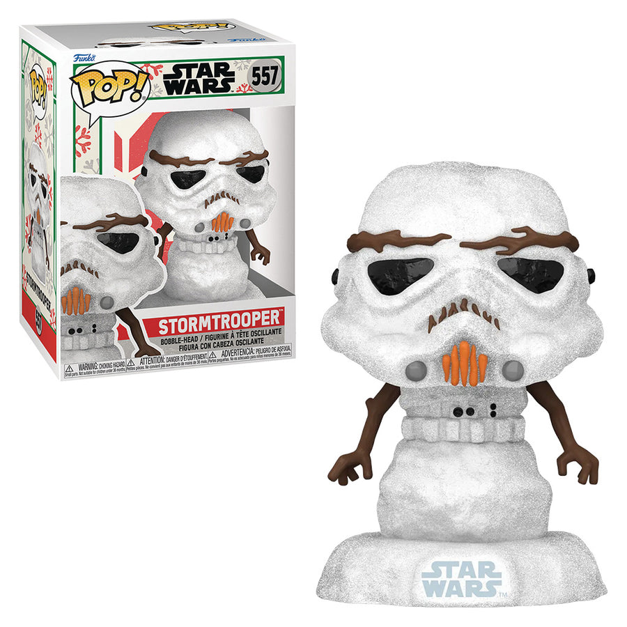 FUNKO POP STAR WARS HOLIDAY - STORMTROOPER (SNOWMAN) 557 BRINDE