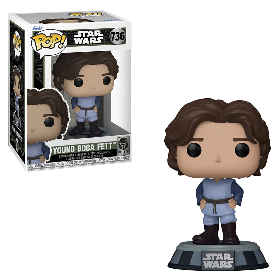 FUNKO POP STAR WARS LEGACY - YOUNG BOBA FETT 736 BRINDE
