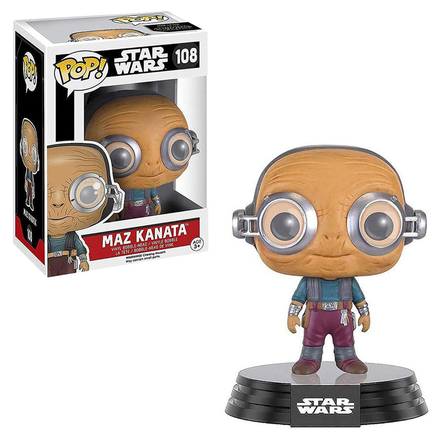 FUNKO POP STAR WARS - MAZ KANATA 108 BRINDE
