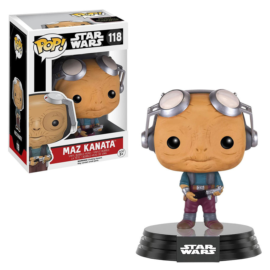 FUNKO POP STAR WARS MAZ KANATA 118 BRINDE