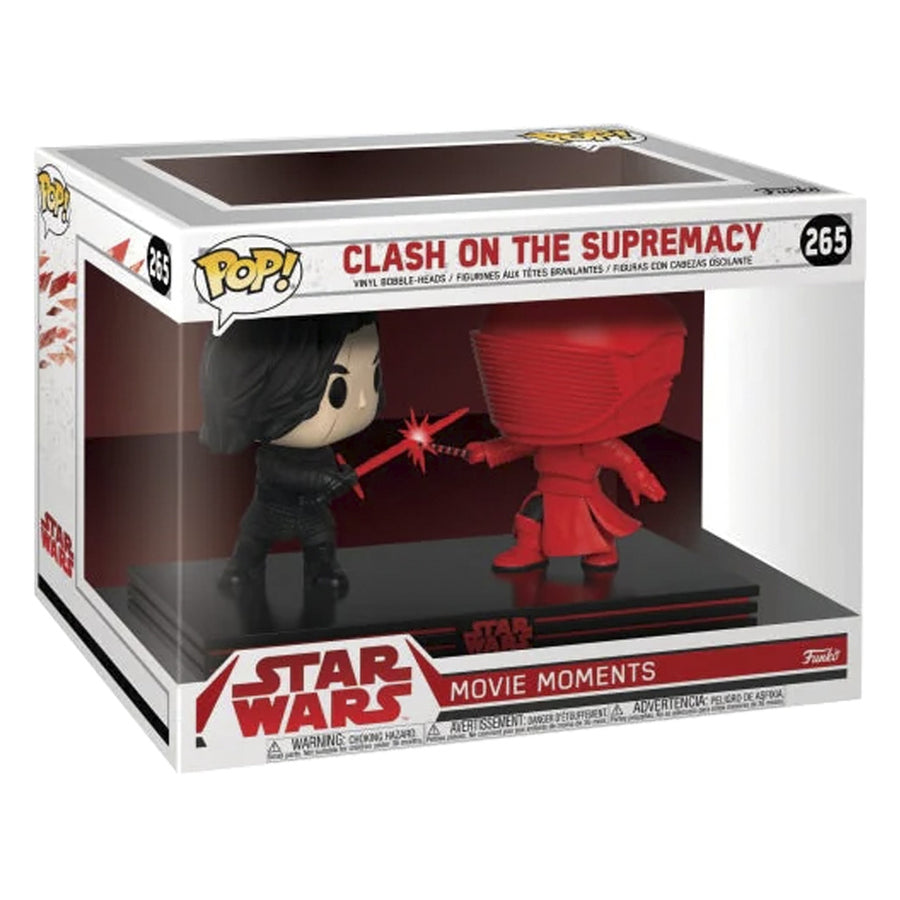 FUNKO POP STAR WARS - MOMENTS THE LAST JEDI KYLO REN & PRAETORIAN 2PACK