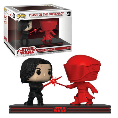 FUNKO POP STAR WARS - MOMENTS THE LAST JEDI KYLO REN & PRAETORIAN 2PACK