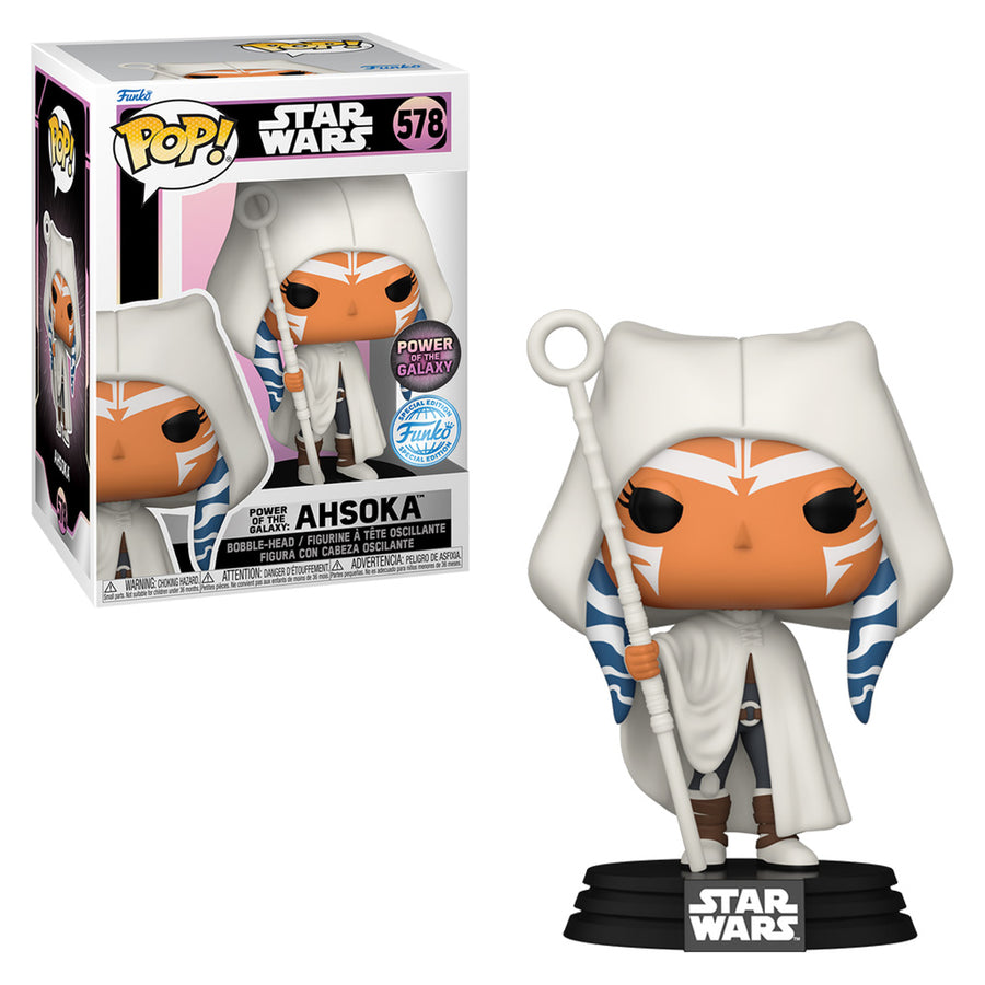 FUNKO POP STAR WARS: POWER OF THE GALAXY EXCLUSIVE - AHSOKA 578 BRINDE
