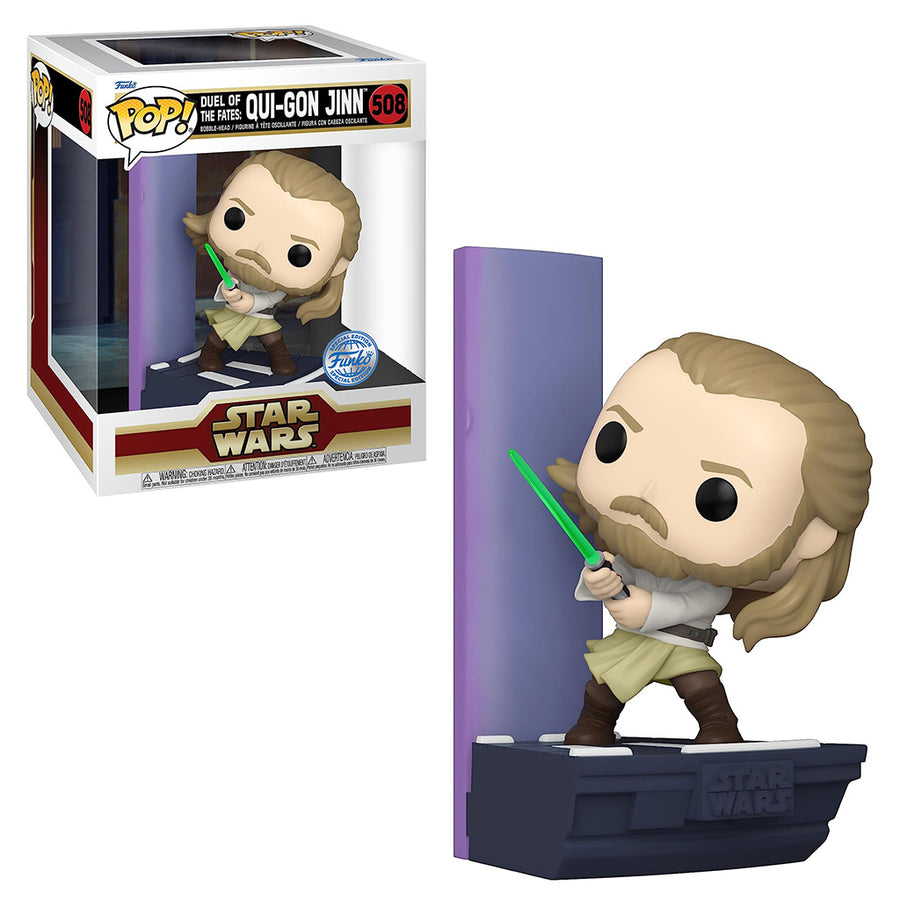 FUNKO POP STAR WARS - QUI-GON JINN 508 BRINDE