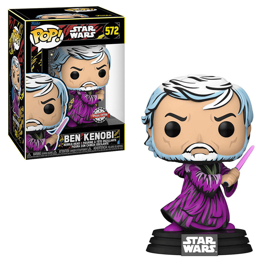FUNKO POP STAR WARS RETRO EXCLUSIVE - BEN KENOBI 572 BRINDE
