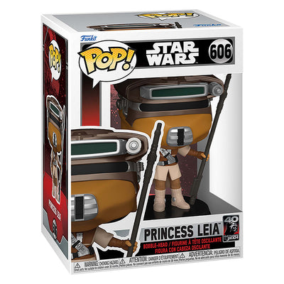FUNKO POP STAR WARS: RETURN OF THE JEDI 40TH ANNIVERSARY - LEIA (BOUSHH) 606