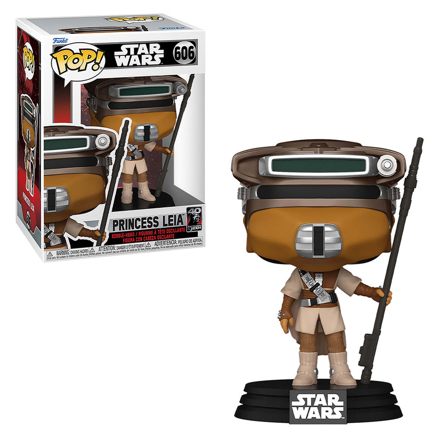 FUNKO POP STAR WARS: RETURN OF THE JEDI 40TH ANNIVERSARY - LEIA (BOUSHH) 606