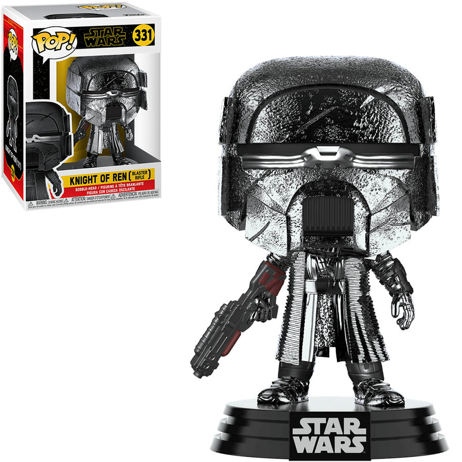 FUNKO POP STAR WARS: RISE OF SKYWALKER - KNIGHT OF REN (BLASTER RIFLE) CHROME 331 BRINDE
