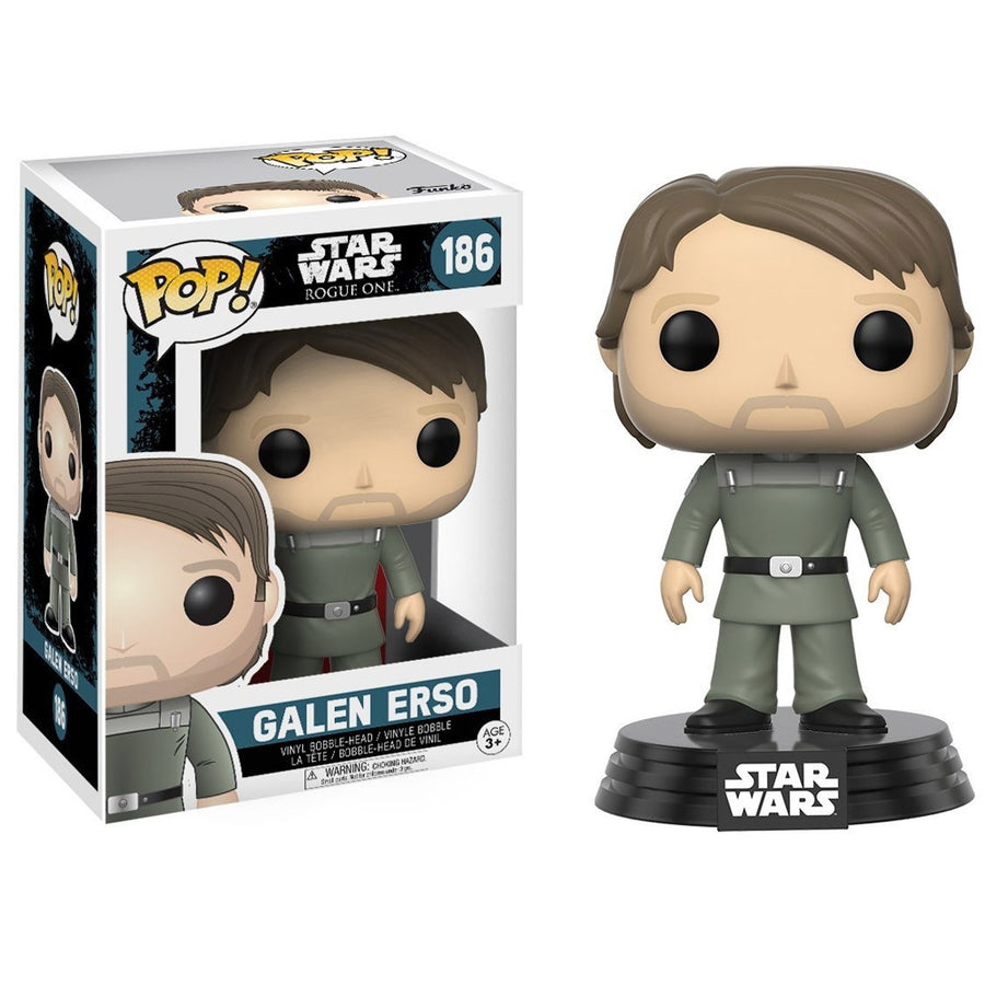 FUNKO POP STAR WARS ROGUE GALEN ERSO 186 BRINDE