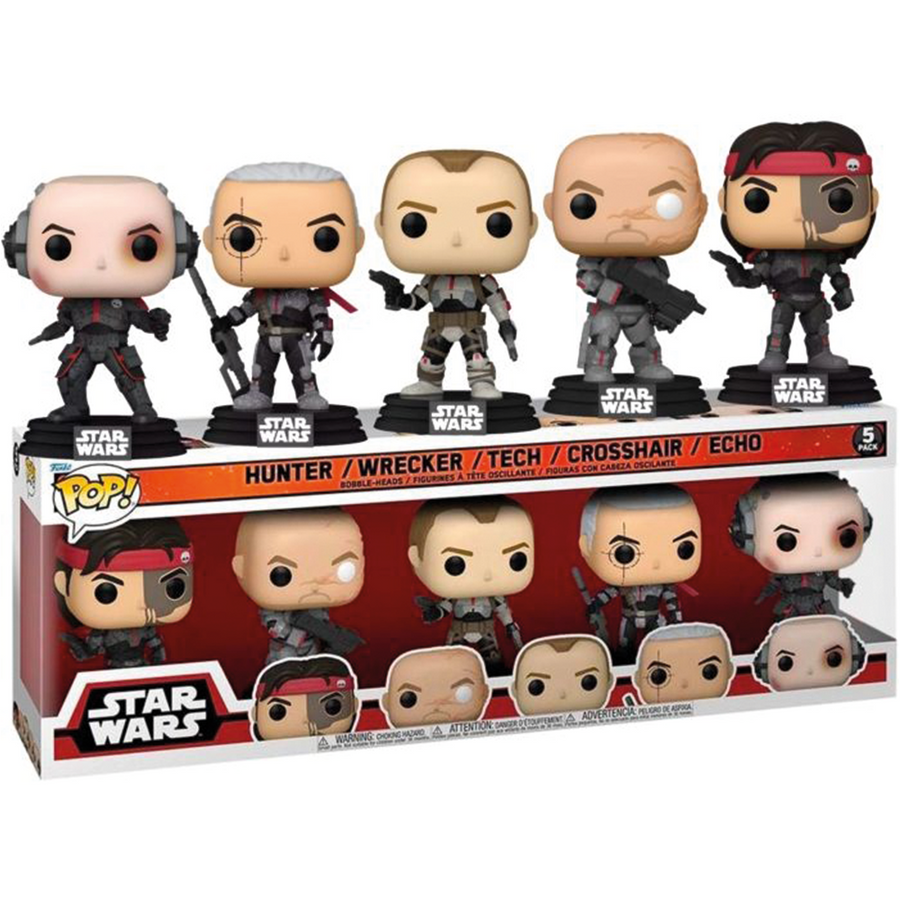 FUNKO POP STAR WARS THE BAD BATCH (5 PACK)