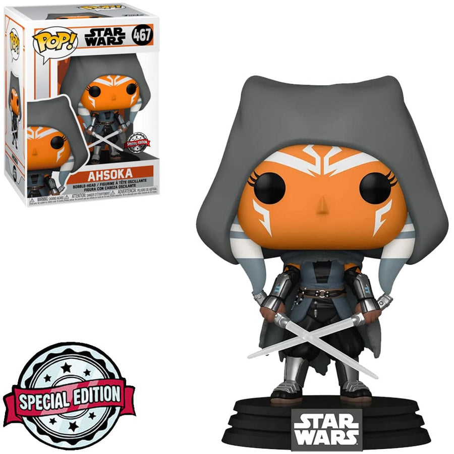 FUNKO POP STAR WARS THE MANDALORIAN EXCLUSIVE - AHSOKA 467 BRINDE