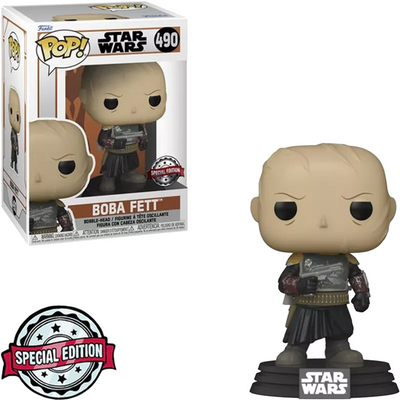 FUNKO POP STAR WARS THE MANDALORIAN EXCLUSIVE - BOBA FETT 490