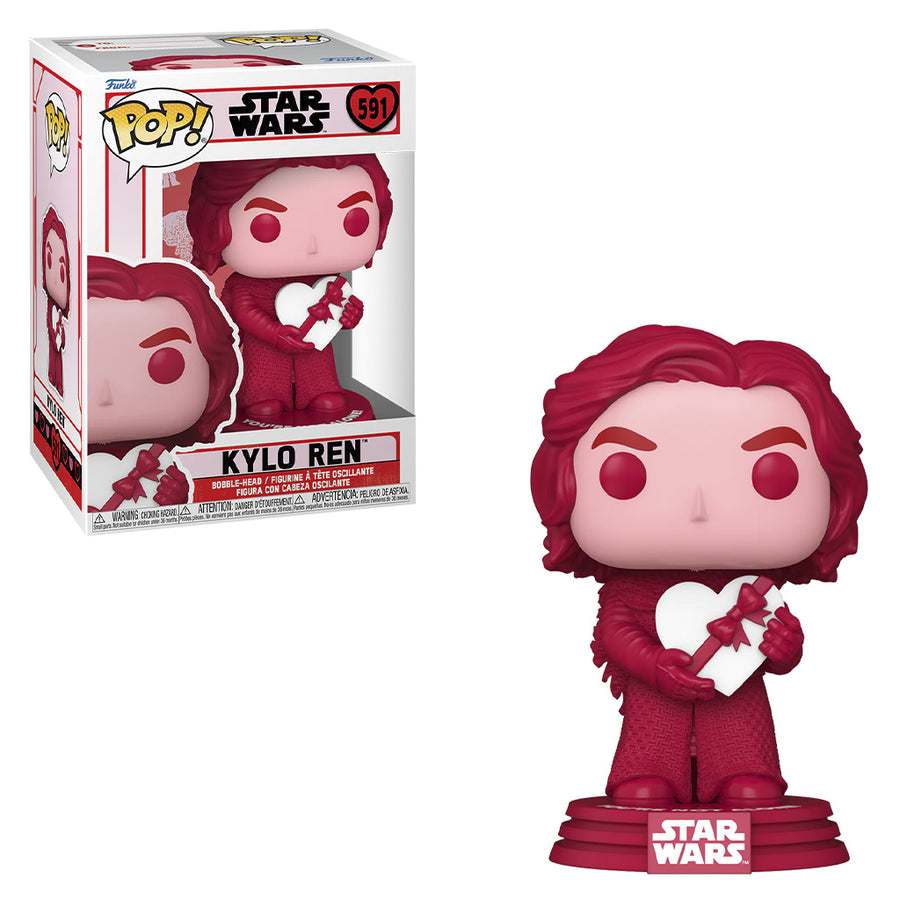 FUNKO POP STAR WARS VALENTINES - KYLO REN 591 BRINDE