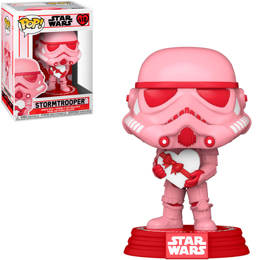 FUNKO POP STAR WARS VALENTINES - STORMTROOPER 418 BRINDE